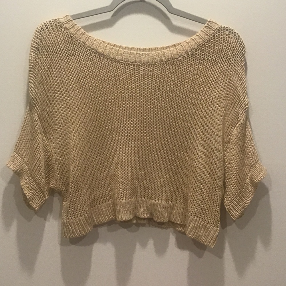 Gorgeous lightweight beach summer sweater open knit
